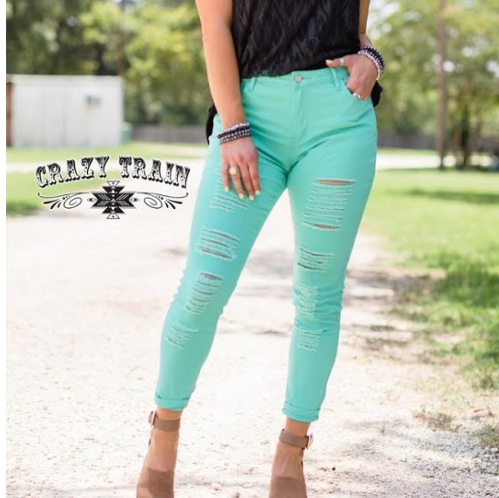 GO 2 SKINNIES *** TURQUOISE

, 7/7